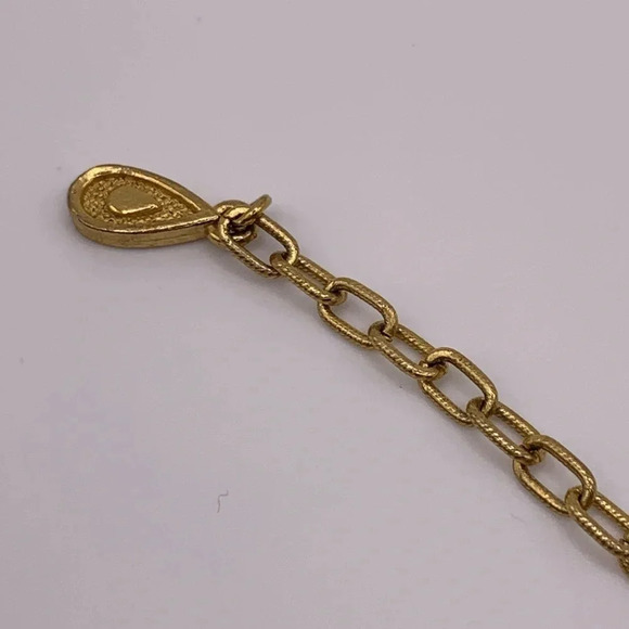#113 Vintage gold toned  necklace /052224-NEC0020 - Picture 5 of 7